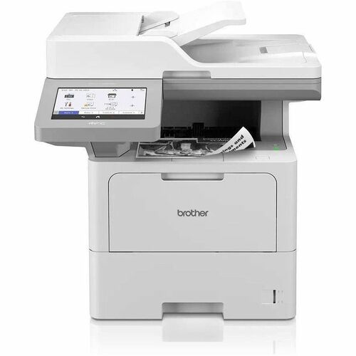 Brother MFC-L6910DN Wired Laser Multifunction Printer - Monochrome - Grey - Copier/Fax/Printer/Scanner - 50 ppm Mono Print