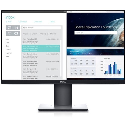 Dell P2319H 58.42 cm (23.00") Class Full HD LCD Monitor - 16:9 - Black, Grey - 58.42 cm (23") Viewable - In-plane Switchin