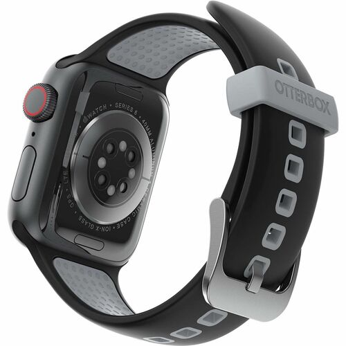 OtterBox Adjustable Smartwatch Band - Buckle Attachment - Pavement - Silicon, Stainless Steel