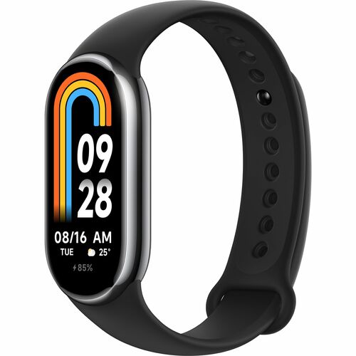 Xiaomi Smart Band 8 Smart Band - Rectangular Case Shape - Graphite Body Color - Black Case Color - Thermoplastic Polyureth
