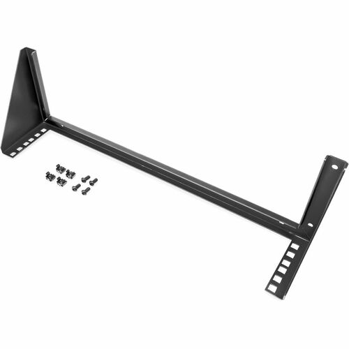 Digitus Mounting Bracket for Rack Equipment - Black - Horizontal/Vertical - 20 kg Load Capacity - Sheet Steel - 1 Piece