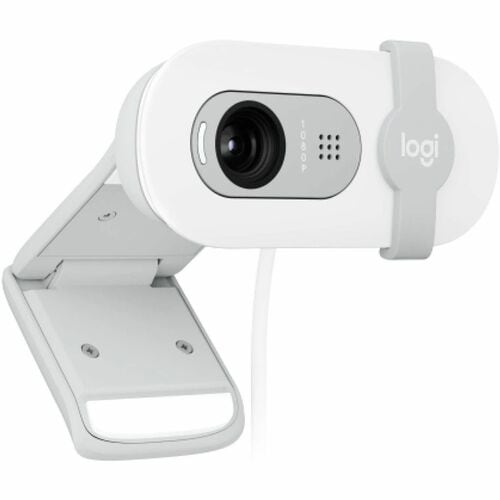 Logitech BRIO 100 Webcam - 2 Megapixel - 30 fps - Off White - USB Type A - Full HD - 1920 x 1080 Video - Fixed Focus - 58°