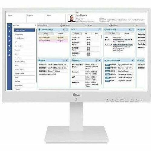 LG 24CR671NK-6P All-in-One Thin Client - Intel Pentium N6005 Quad-core (4 Core) 2 GHz - White - 8 GB RAM DDR4 SDRAM - 16 G