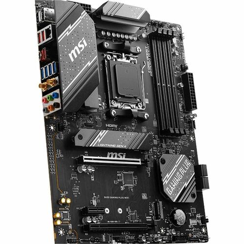 MSI MAG B650 GAMING PLUS WIFI Gaming Desktop Motherboard - AMD B650 Chipset - Socket AM5 - Micro ATX - Ryzen 7 Processor S