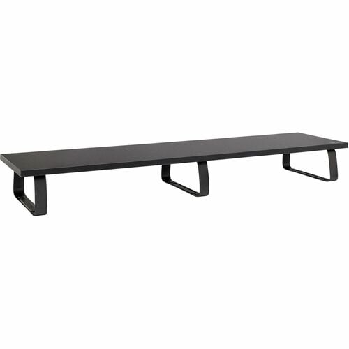 Eaton Tripp Lite Series Extra-Wide Dual-Monitor Riser for Desk, 39 x 10 in. - Wood, Black - Desk - Wood - Black - For Moni