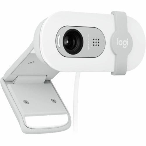 Logitech BRIO 100 Webcam - 2 Megapixel - Off White - USB Type A - 1 Pack(s) - 1920 x 1080 Video - Fixed Focus - 58° Angle 