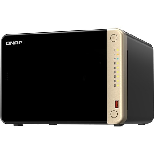 QNAP Turbo NAS TS-664-8G 6 x Total de compartimientos Sistema de almacenamiento SAN/NAS - 4GB Flash Memory Capacity Celero