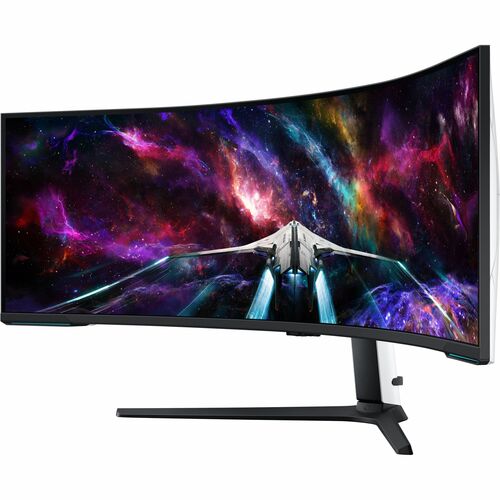 Samsung Odyssey Neo G9 S57CG952NU 57" Class DUHD Curved Screen Gaming LED Monitor - 32:9 - Black, White - 144.8 cm (57") V