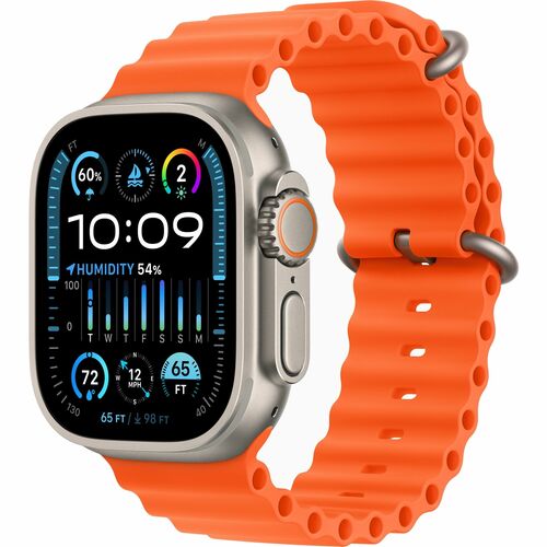 Watch Ultra 2 GPS + Cellular - 49mm Titanium Case with Orange Ocean Band