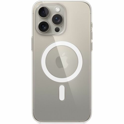 Apple Case for Apple iPhone 15 Pro Max Smartphone - Clear - Scratch Resistant, Drop Resistant, Yellowing Resistant - Polyc
