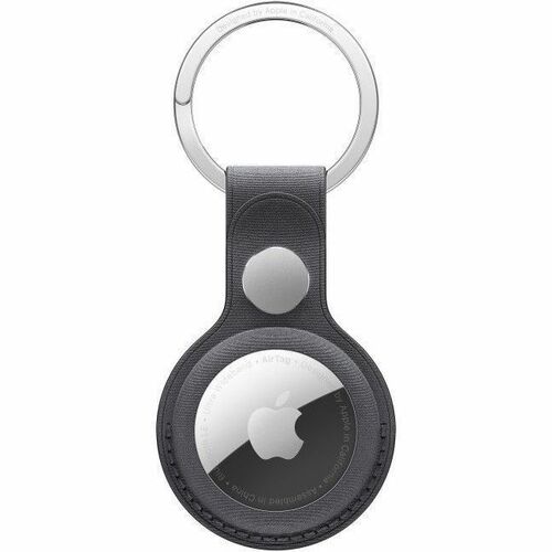 Apple AirTag Key Ring - Stainless Steel - 1 - Black - Durable