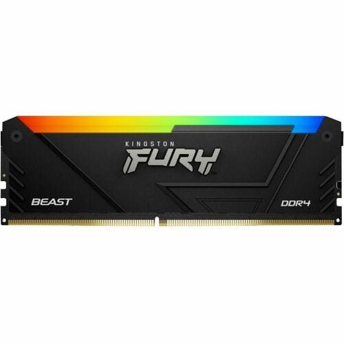 Modulo Memoria Kingston FURY Beast per Scheda Madre - 16 GB (1 x 16GB) - RGB - DDR4-3600/PC4-28800 DDR4 SDRAM - 3600 MHz R