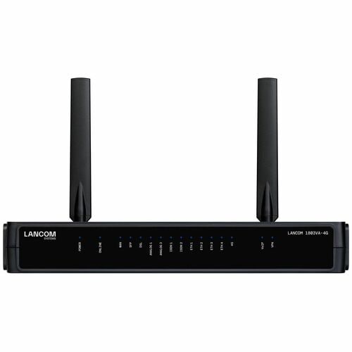 Lancom 1803VA-4G VoIP-Gateway - 5 x RJ-45 - 2 x FXS - USB - Gigabit-Ethernet, Ethernet - VDSL2/ADSL2+ - ISDN - LTE Advance