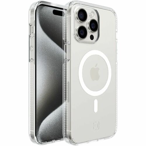 Incipio Duo Case for Apple iPhone 15 Pro Max Smartphone - Clear - Bump Resistant, Drop Resistant, Impact Resistant, Bacter