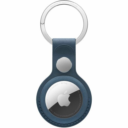 Apple AirTag Key Ring - Stainless Steel - 1 - Pacific Blue - Durable