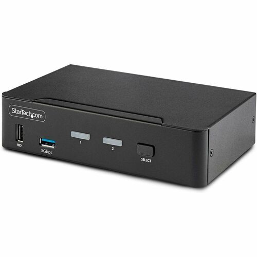 StarTech.com KVM-Switchbox - TAA-konform - 2 Computer - 1 Lokaler Benutzer(n) - 8K - 7680 x 4320 - 8 x USB - USB 2.0 - 3 x