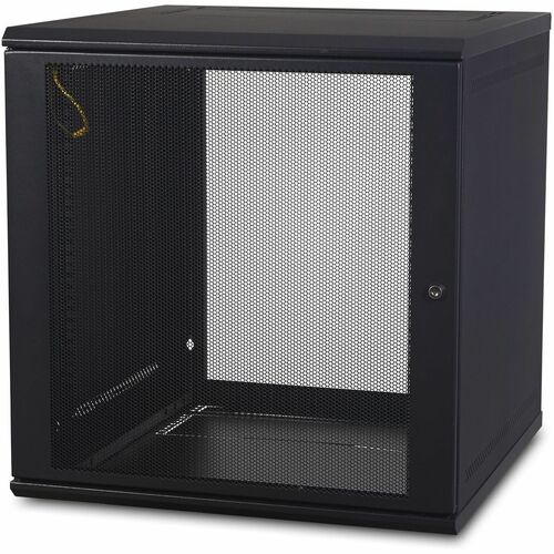 APC by Schneider Electric NetShelter WX AR112 12U Wall Mountable Rack Cabinet for LAN Switch, Patch Panel - 482.60 mm Rack