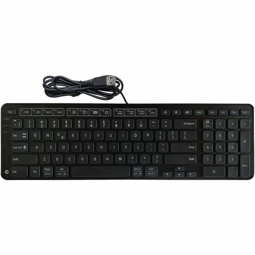 Contour Balance Keyboard - Cable Connectivity - USB Interface - Windows, Mac OS X - QWERTY Layout - PC, Mac - Plastic - AA