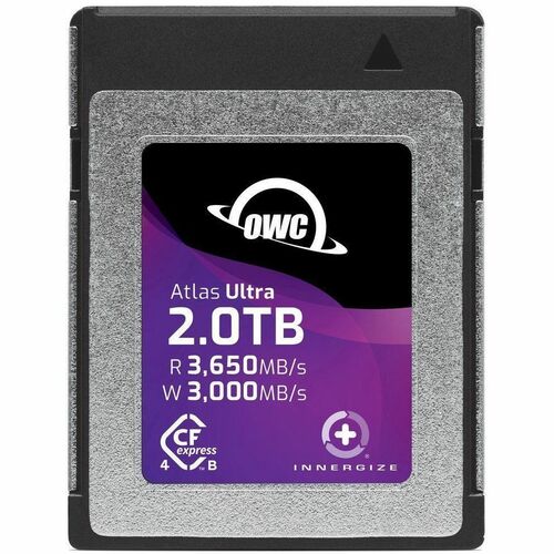 OWC Atlas Ultra 2 TB CFexpress Card Type B - 1 Pack  - 3.56 GB/s Read - 2.93 GB/s Write - 3 Year Warranty