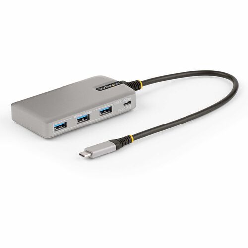 StarTech.com 4-Port USB-C Hub with USB-C DP Alt Mode Video Output, 3x USB-A, 1x USB-C, 100W Power Delivery Pass-Through, U