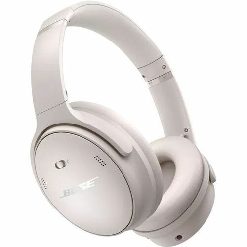 Bose QuietComfort Headset - Stereo - Wired/Wireless - Over-the-ear - Binaural - Circumaural - Noise Canceling - Smoke White