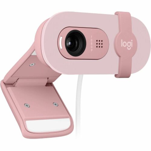 Webcam Logitech BRIO 100 - 2 Megapixel - 30 fps - Rosa - USB Tipo A - Full HD - 1920 x 1080 Video - Fuoco fisso - 58° Angl