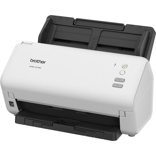 Escáner de superficie plana Brother ADS-3100 - 600 x 600 ppp Óptico - 48 bits Color - 40 ppm (Mono) - 40 ppm (Color) - Esc