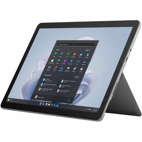 Microsoft Surface Go 4 Tablet - 10.5" - 8 GB - 256 GB Storage - Windows 11 Pro - Platinum - Quad-core (4 Core) N200 - micr