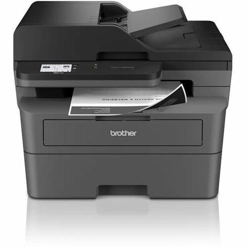 Brother MFC-L2860DW Wireless Laser Multifunction Printer - Monochrome - Dark Grey - Copier/Fax/Printer/Scanner - 34 ppm Mo