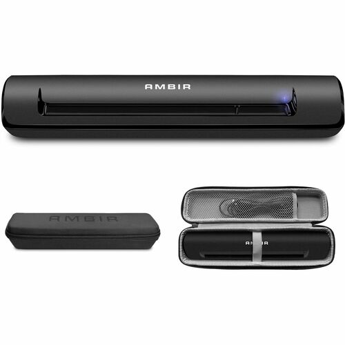 Ambir TravelScan Pro Go Scanner, Software and Case Bundle - Ambir TravelScan Pro Go bundle Portable USB Powered Document, 