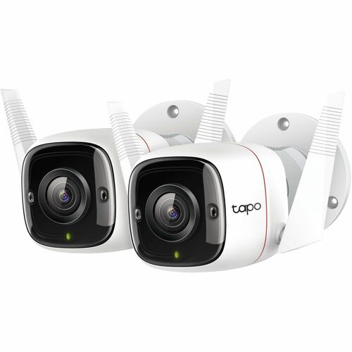 Tapo Tapo C310P2 3 Megapixel Outdoor 2K Network Camera - Colour - 2 - 29.87 m Infrared Night Vision - H.264 - 2304 x 1296 
