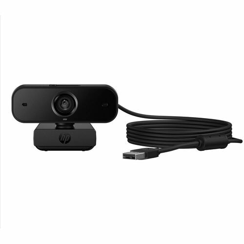 Webcam HP 435 - 2 Mégapixels - USB 2.0 Type A - Full HD - Vidéo 1920 x 1080 - Autofocus - 85° Angle - Montage pour tripod 
