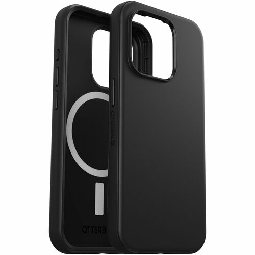 OtterBox Symmetry Estojo para Apple iPhone 15 Pro Smartphone - Preto - Varejo - Resistente a quedas, Absorção de choque - 