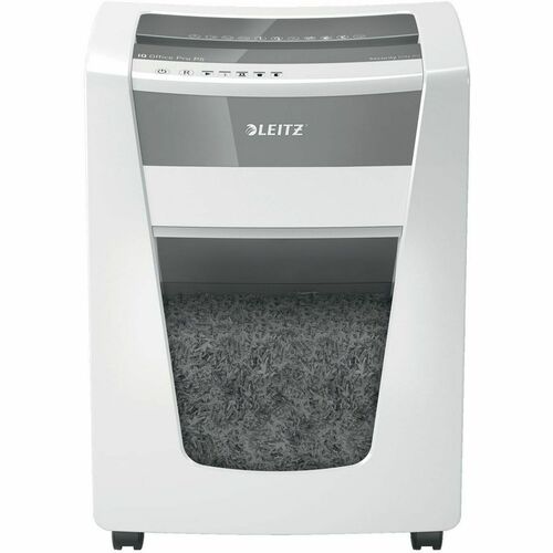 Leitz IQ Office Paper Shredder - Continuous Shredder - Micro Cut - 15 Per Pass - for shredding Staples, Paper Clip, Paper 