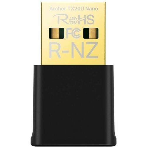 TP-Link Archer TX20U Nano AX1800 IEEE 802.11 a/b/g/n/ac/ax Dual Band Wi-Fi Adapter for Desktop Computer - USB 2.0 - 2.40 G