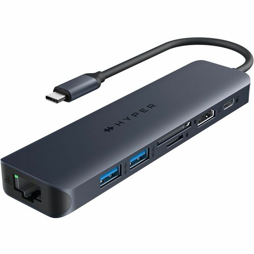 Targus HyperDrive USB-Hub - USB-Typ C - 7 Total USB Port(s)