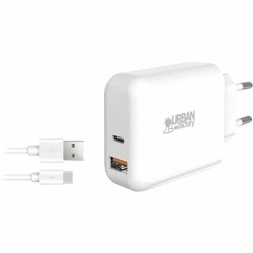 Urban Factory POWEE 45 W Power Adapter - Universal Adapter - For Tablet PC, Smartphone - 1 m Cable - 5 V DC, 9 V DC, 12 V 
