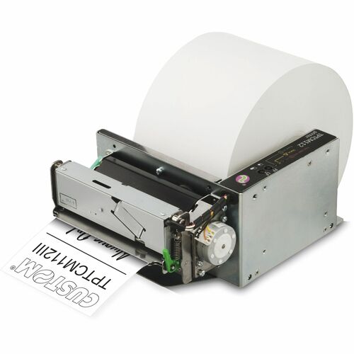 Custom TPTCM112III Kiosk, Banking Direct Thermal Printer - Monochrome - Receipt Print - USB - Serial - With Cutter - 140 m