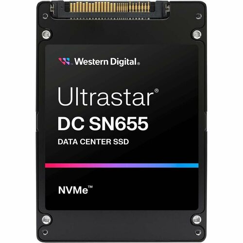 Unità stato solido WD Ultrastar DC SN655 WUS5EA176ESP7E3 - U.3 15 mm Interno - 7,68 TB - U.3 (PCI Express NVMe 4.0) - Read