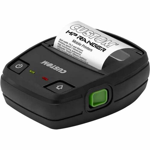 Custom MP RANGER Mobile Direct Thermal Printer - Monochrome - Receipt Print - USB - Serial - Bluetooth - Wireless LAN - Ba