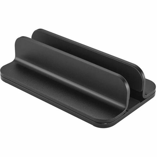 Neomounts Notebook Notebook Holder - Vertical - 42 mm x 150 mm x 92 mm x - Aluminium - Black - 5 kg Load Capacity - Adjust
