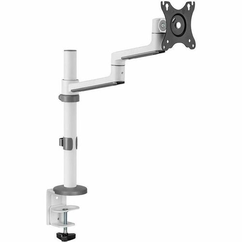Neomounts Mounting Arm for Monitor - White - Height Adjustable - 1 Display(s) Supported - 43.2 cm to 68.6 cm (27") Screen 