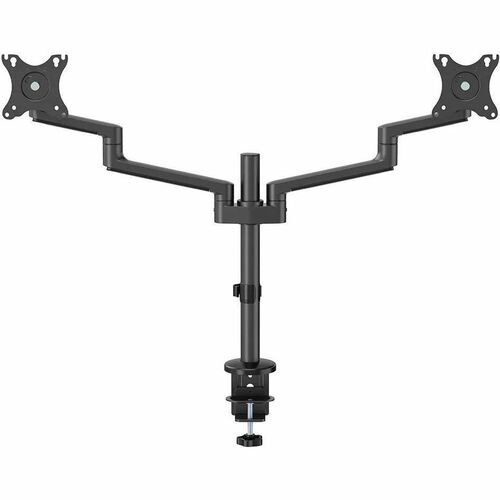 Neomounts Mounting Arm for Monitor - Black - Height Adjustable - 2 Display(s) Supported - 43.2 cm to 68.6 cm (27") Screen 