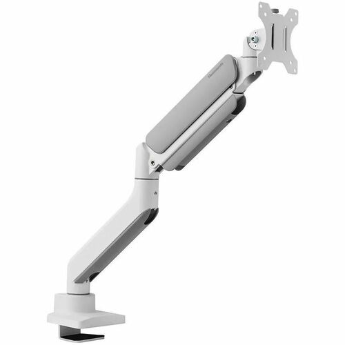 Neomounts Next Mounting Arm for Monitor, Curved Screen Display - White - Height Adjustable - 1 Display(s) Supported - 43.2