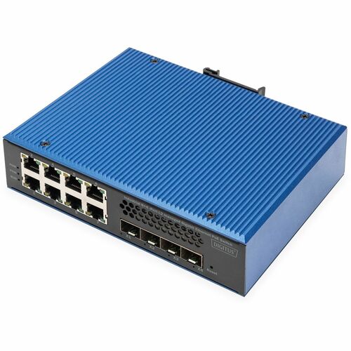 Digitus DN-651161 8 Ports Manageable Ethernet Switch - 10 Gigabit Ethernet - 10/100/1000Base-T, 10GBase-X - 3 Layer Suppor