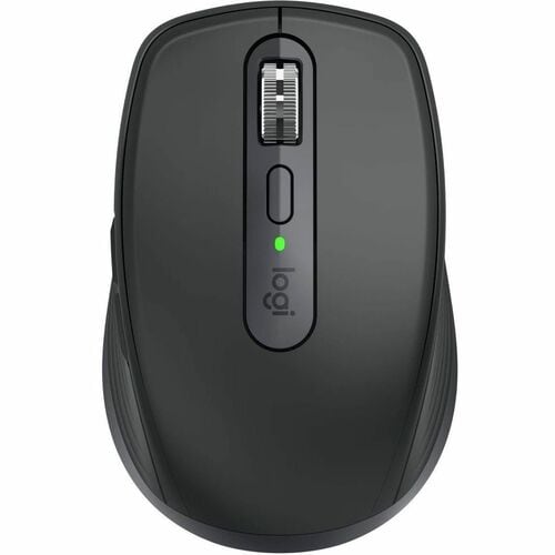 Logitech MX Anywhere 3S Mouse - Bluetooth - USB - Darkfield - Graphite - Wireless - Rechargeable - 8000 dpi - Scroll Wheel