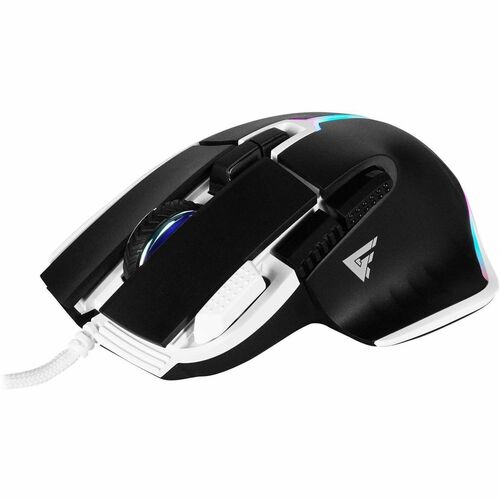 Game Factor MOG602 Ratón de juego - USB - Óptico - Negro - Cable - 19000 dpi