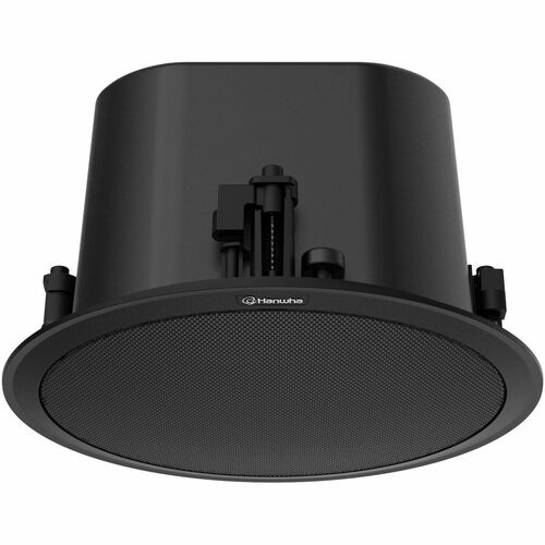 Hanwha SPA-C110B Speaker System - 10 W RMS - Ceiling Mountable - 20 Hz to 20 kHz