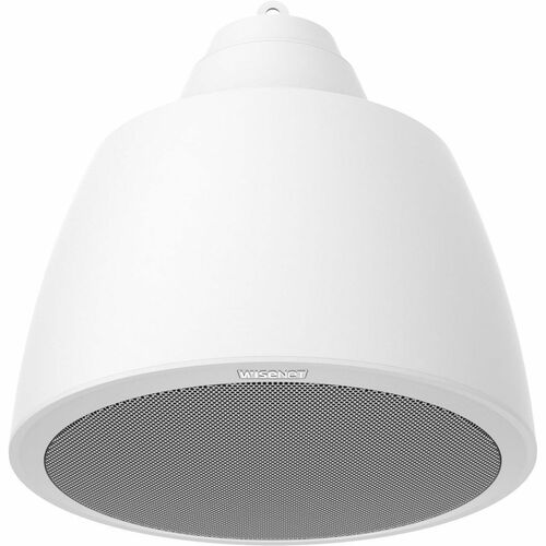 Hanwha SPA-P100W Speaker System - 10 W RMS - White - Pendant - 130 Hz to 20 kHz