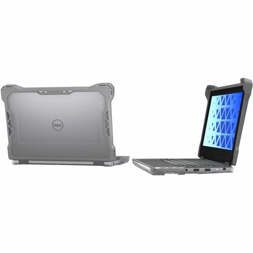 MAXCases Extreme Shell-F Rugged Case for Dell Chromebook - Grey - Shock Absorbing, Scratch Resistant, Dirt Resistant, Oil 